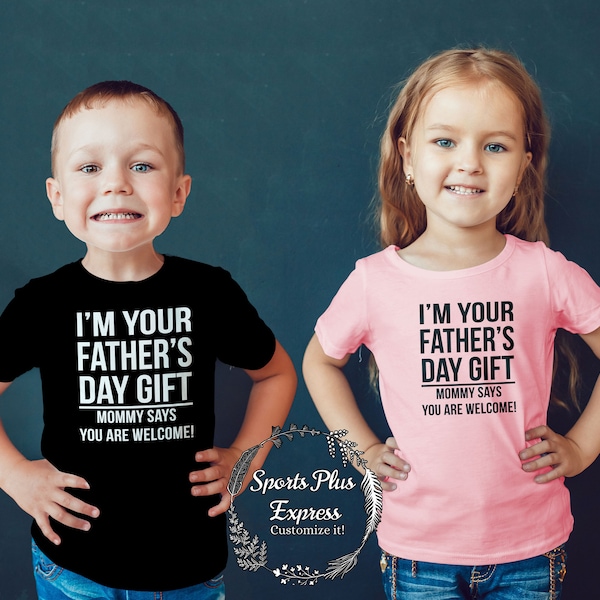 I am your Father's Day Present outfit - Father's Day outfit, baby girls baby boy outfit for Fathers Day -  I Am Your Father's Day Gift T