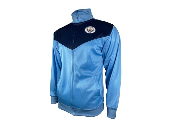 Manchester City Jacket 100% Polyester Men's Adults Zipper
