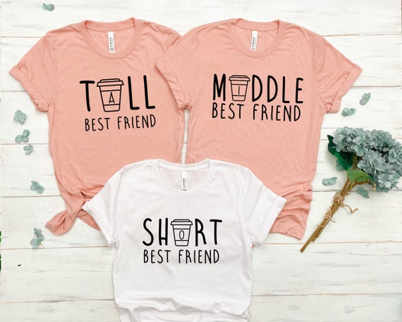 Matching Best Friend Shirts, Best Gifts for Friends Birthday, Sibling  Matching Outfits, Unisex Matching Friends Shirts, Unique Gifts 