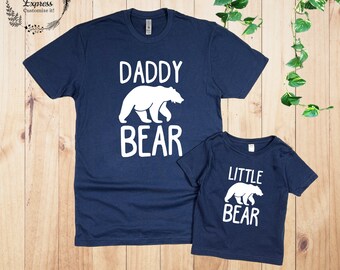 papa bear shirt matching fathers day father son matching -father daughter fathers day shirts father daughter- fathers day gift daddy and me