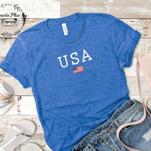 team usa shirt patriotic shirt american flag shirt usa national team soccer women t shirt usa flag shirt unisex t shirt soccer jersey image 6