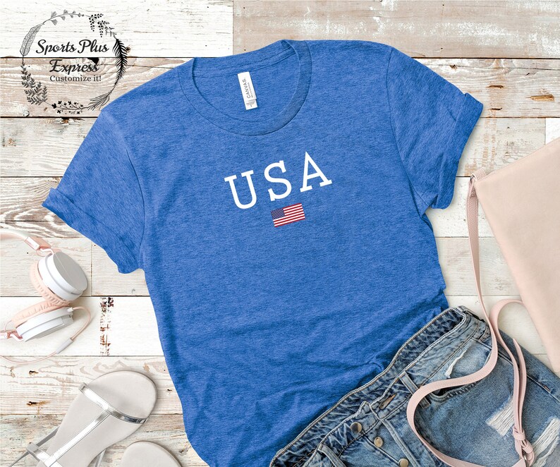 team usa shirt patriotic shirt american flag shirt usa national team soccer women t shirt usa flag shirt unisex t shirt soccer jersey image 6