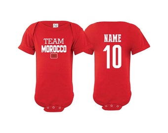 Marruecos Morocco señores camiseta FanShirt top t-shirt WM 2018 número de nombre