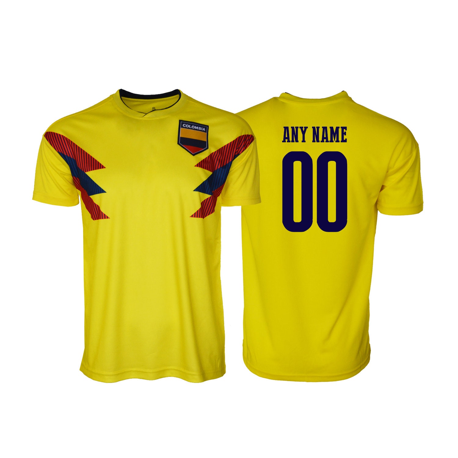 Colombia Football Team Soccer Retro Jersey Los Cafeteros Kids T