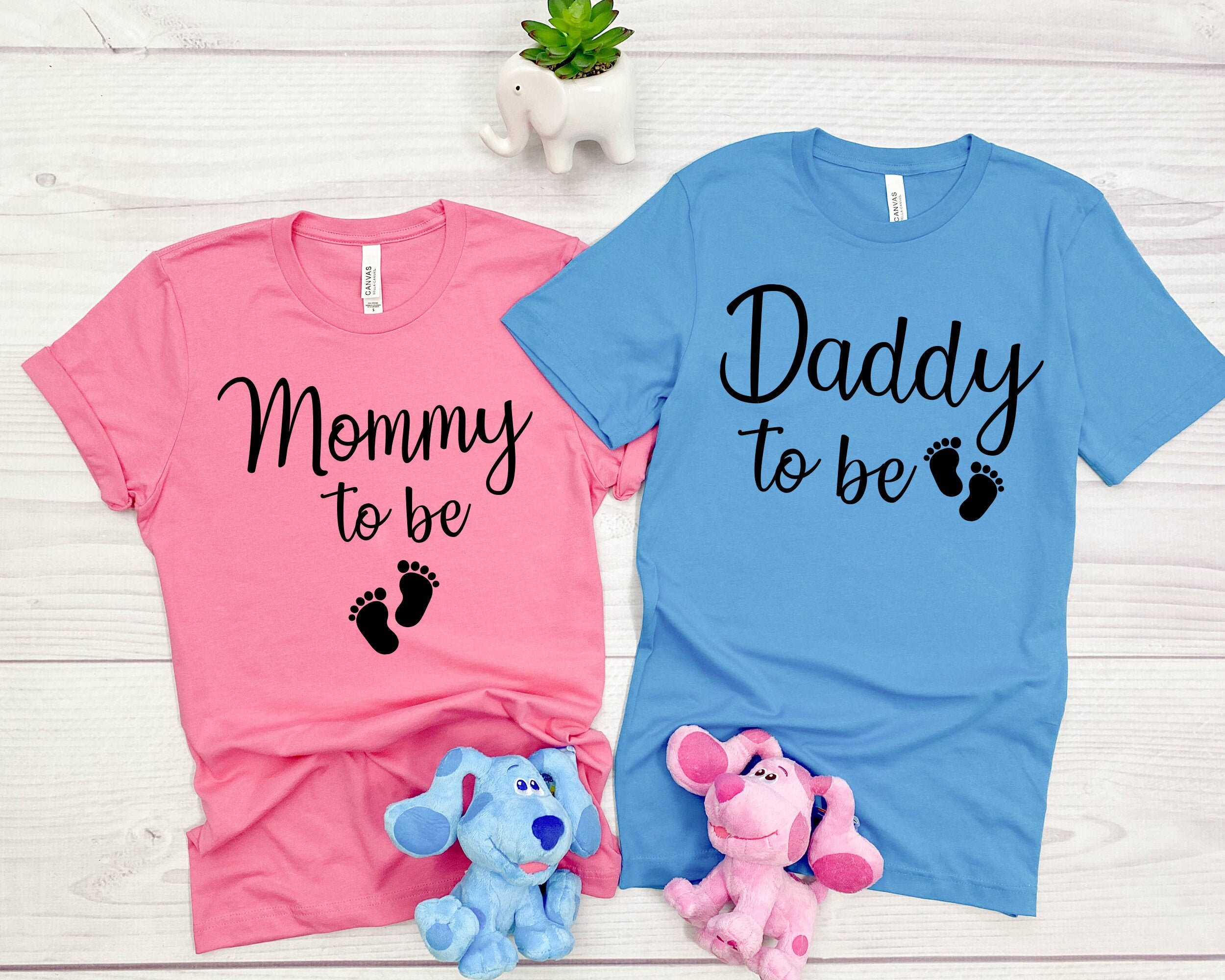 Daddy mommy to be shirt parents to be reveal shirt Etsy