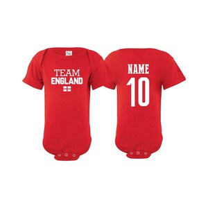 Team England T shirt matching t-shirt set Soccer football Futbol  national Team Men Woman Kids Family  Infant Pride Flag
