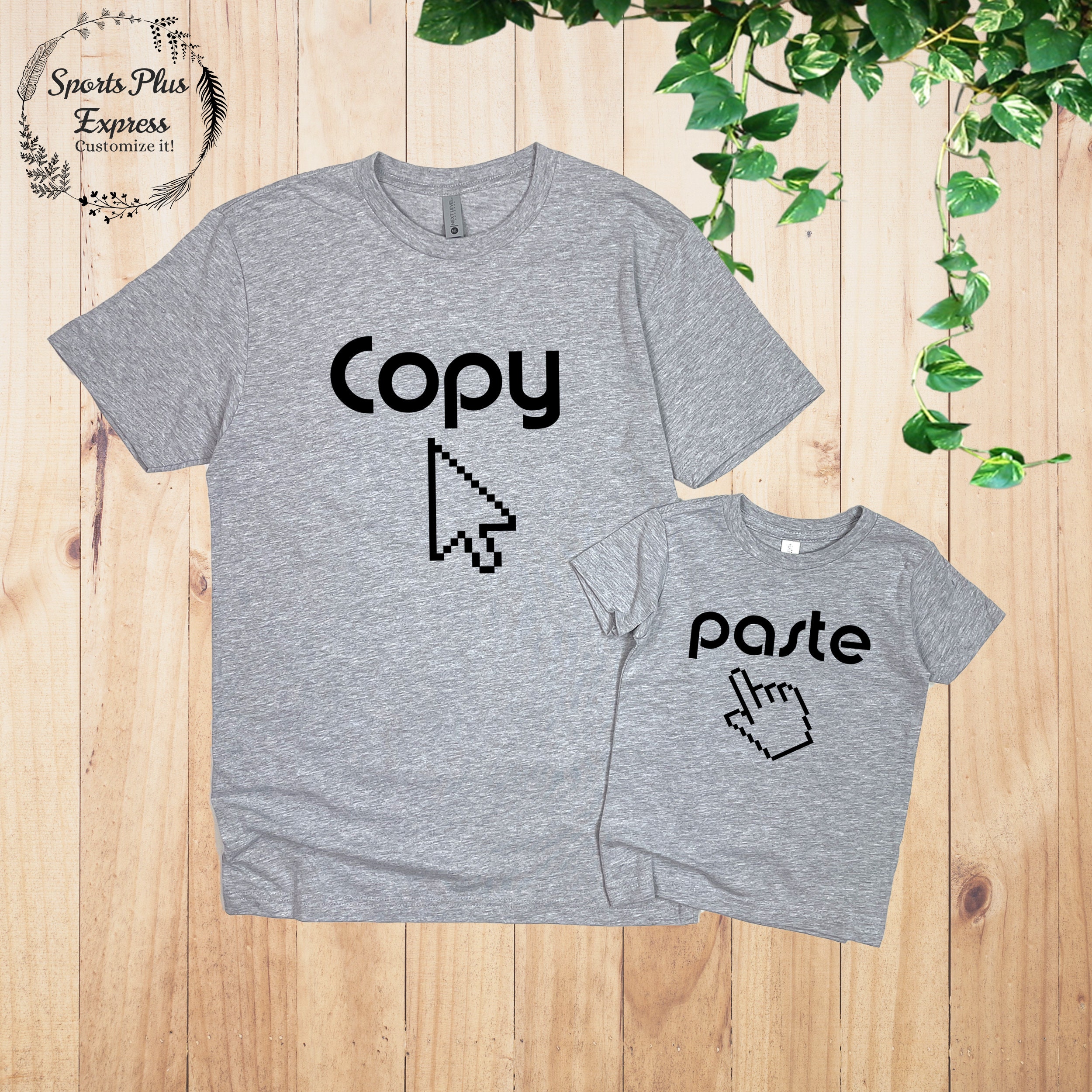 Copy and Paste Fathers Day Shirts Daddy and Me Shirts Matching Dad ...