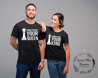 king and queen shirts , King and Queen Matching Couple Shirts, Valentines Day Shirt Gifts, Couples shirts, Couple Matching Shirt Gift