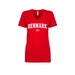 Denmark V Neck T shirts Women Lady  100% cotton tee Any Sports  National Team Soccer Dinamarca tee tshirt 