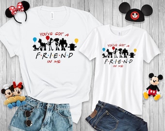 Disney Friends Inspired You've Got a Friend In Me Matching Shirts,Disney Toy Story Shirt, Birthday Custom Shirts,Disney Matching Shirt DY-14