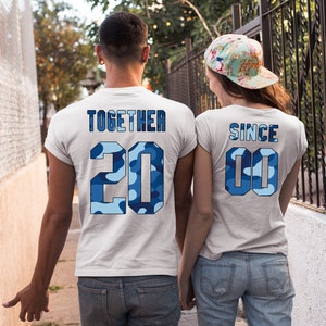 Together Since Couple Matching Shirts, Valentines Day Shirt Gifts, Couples shirts, Couple Gift