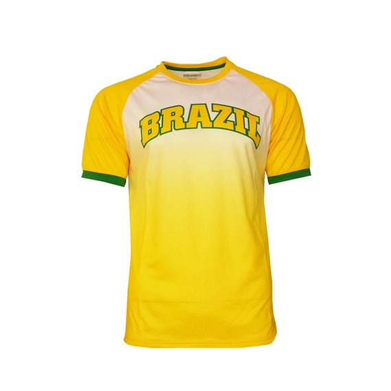 Brasil Fútbol Fútbol Camiseta camiseta todo tamaño adultos tamaños Copa del  Mundo Bandera Jersey Orgullo Personalizado Su Nombre -  España