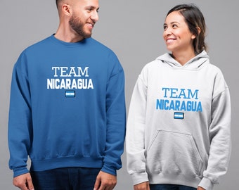 Nicaragua Pride Love Mens Printed Hooded Sweatshirt Hoody Nicaragua Pride Love Mens Printed Hooded Sweatshirt Hoody