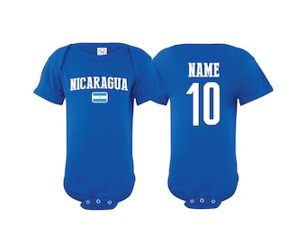 El Salvador World Cup Baby Bodysuit Soccer Football Jersey T-shirt Flag Cotton 