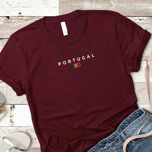 Portugal National Team Minimalistic Portugal  Flag design unisex Shirts for women men&#39;s T shirt
