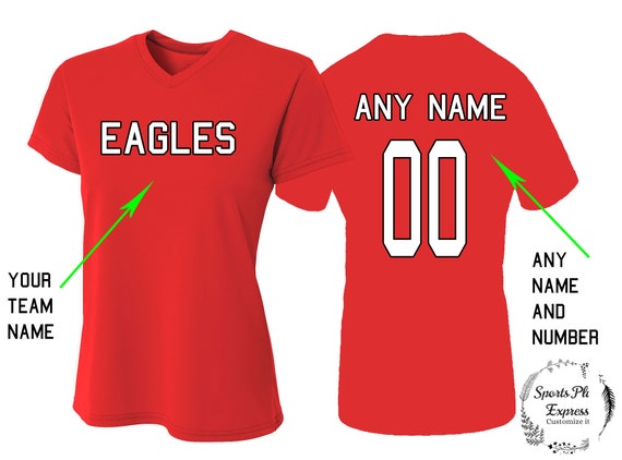 personalized youth eagles jersey