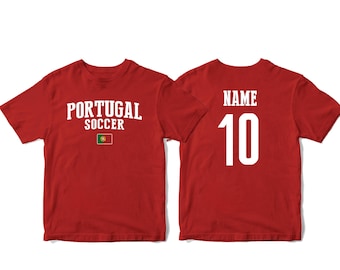 Portugal  Sports T-shirt Fan tee  Country Pride Men's Customized Name and Number  National Team