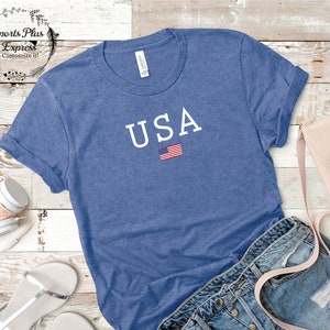 team usa shirt patriotic shirt american flag shirt usa national team soccer women t shirt usa flag shirt unisex t shirt soccer jersey image 7