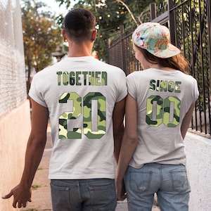 Together Since Couple Matching Shirts, Valentines Day Shirt Gifts, Couples shirts, Couple Gift