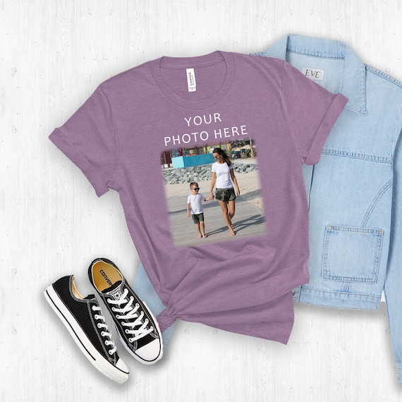 Your Photo Shirt, T-shirt Picture, T-shirt Photo, Custom tshirt Picture Women, Unisex Shirt Personalized Gift, Custom T-Shirt Graphic