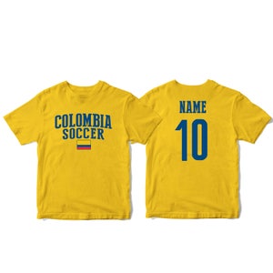 Colombia Sports  T-shirt Fan tee  Country Pride Men&#39;s Customized Name and Number National Team Kids Infant Youth Boys