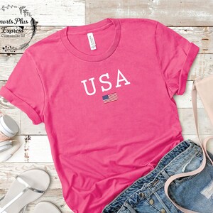 team usa shirt patriotic shirt american flag shirt usa national team soccer women t shirt usa flag shirt unisex t shirt soccer jersey image 2