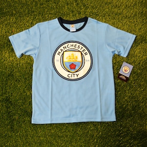 Youth Manchester city Jersey Soccer official licensed  T-Shirt  all sizes  Adults  Personalized Your Name and Number EPL