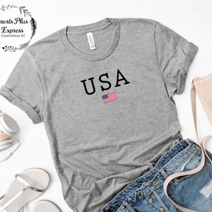 team usa shirt patriotic shirt american flag shirt usa national team soccer women t shirt usa flag shirt unisex t shirt soccer jersey image 4