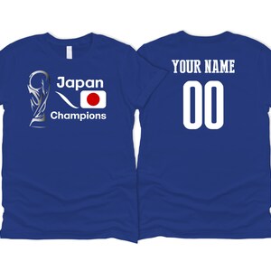 Japan National Team Country Soccer T shirt Silver Flag Football Print Female Womens Customized Sports Design Name Number