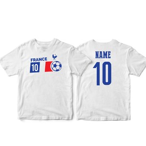 France Sports T-shirt Fan Country Pride Men&#39;s  Francia Tee  Customized Name and Number