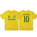 Brazil Sports  Brasil T-shirt Fan tee  Country Pride Men's and Kids Youth  Customized Name and Number 