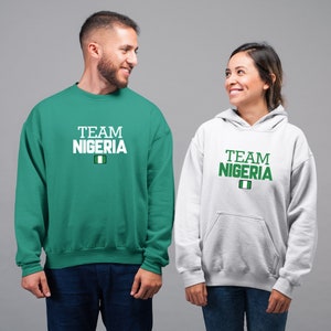Nigeria Team Hoodie Sweatshirt - Adult & Youth Sizes - Nigeria Country Pride,  Nigeria National Team Pride, Custom Hoodie Gift