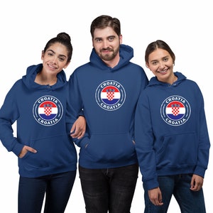 Croatia Team Hoodie Sweatshirt - Adult & Youth Sizes - Croatia National Team Pride, Custom Hoodie Gift