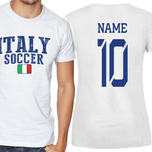 Italy Sports T-shirt Italia  Fan Country Pride Men&#39;s Tee Customized Name and Number