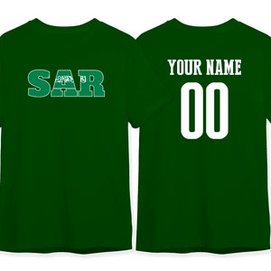 Saudi Arabia Country T Shirt Flag Letters Soccer Team World Cup Custom Name Number