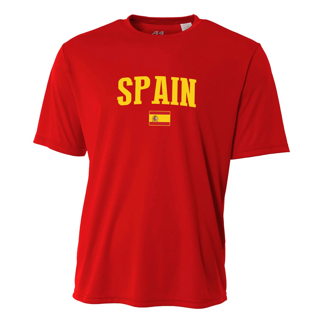 Spain Soccer Jersey National Team Customized Name and Number for Kids , Men's and Woman's