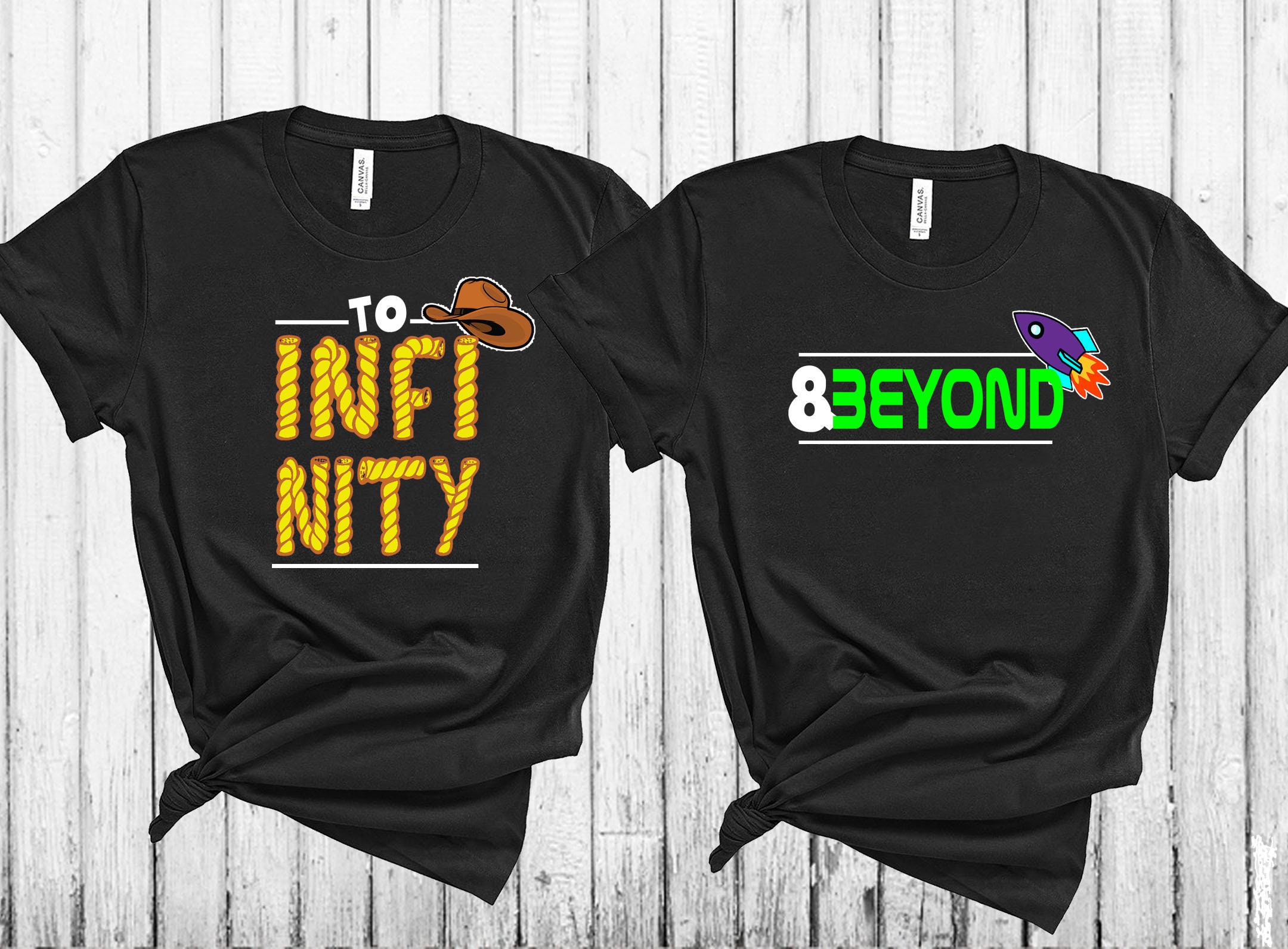 To Infinity And Beyond Couple Hoodies, Matching Hoodies for Couples