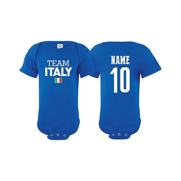 Team Italy T shirt matching t-shirt set Soccer football Futbol  national Team Men Woman Kids Family  Infant  Pride Flag