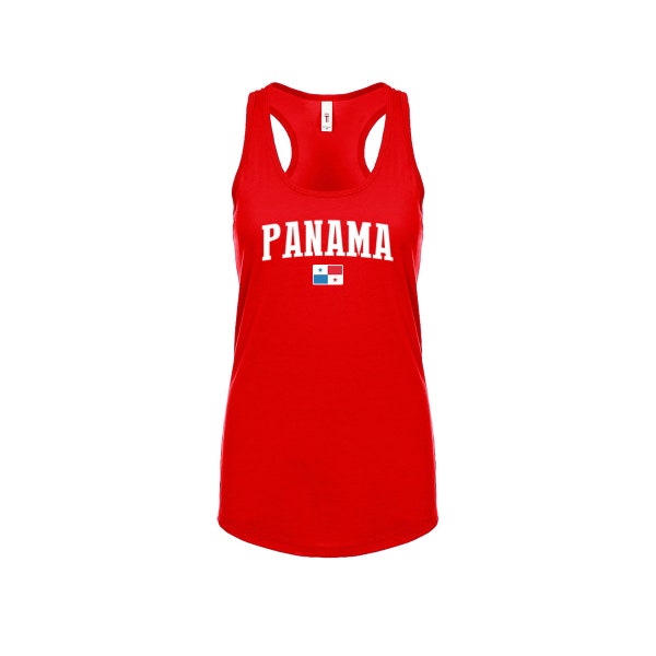 Panama Tank top shirts Women Lady  100% cotton tee Any Sports  National Team Soccer