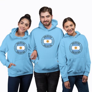 Argentina Team Hoodie Sweatshirt - Adult & Youth Sizes - Argentina National Team Pride, Custom Hoodie Gift