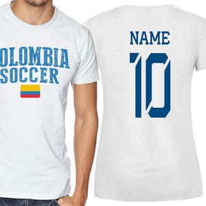 Colombia Sports T-shirt Fan Country Pride Men&#39;s Tee  Customized Name and Number