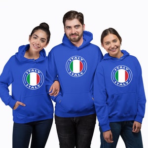 Italy Team Hoodie Sweatshirt - Adult & Youth Sizes - Italy National Team Pride, Custom Hoodie Gift