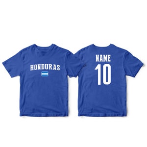 Honduras Sports T-shirt Fan tee  Country Pride Men&#39;s and Kids Youth  Customized Name and Number