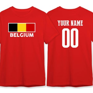 Belgium Belgian National Soccer Team The Red Devils Football Juniors  T-shirt