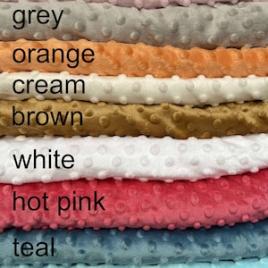 1 Mm Smooth Cuddle Minky Fabric, Plush Fabric, Solid Minky Fabric, Choose  From 31 Colors, Microfiber, Fabric by the Yard / 22857 