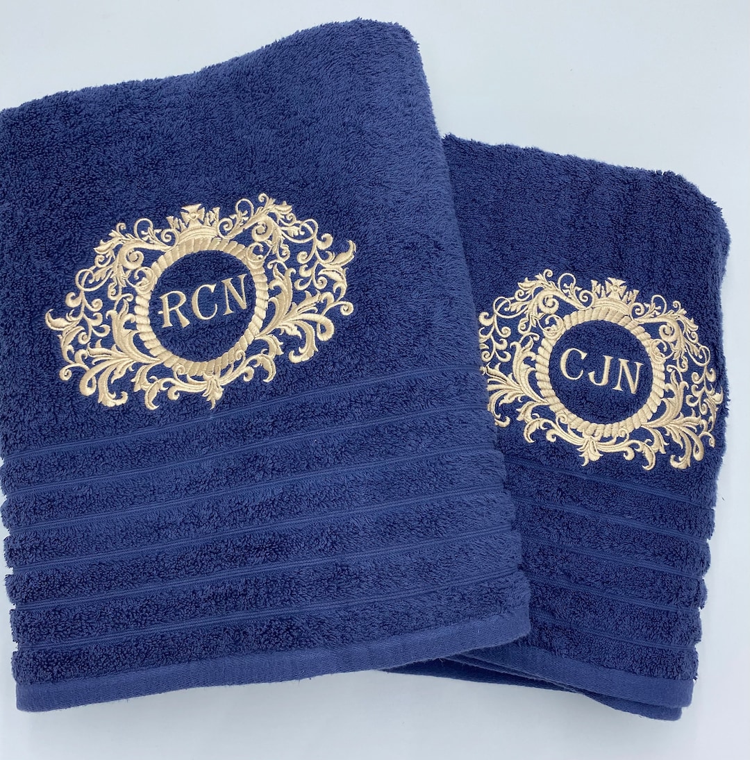 Personalised Towel Set , Monogrammed Bath Towels , Luxury Towels ,many