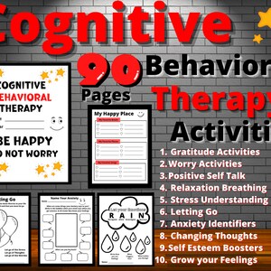 CBT Worksheets, Therapy, Counselling Resources, Coping Skills Tools, Therapist, Psychologist