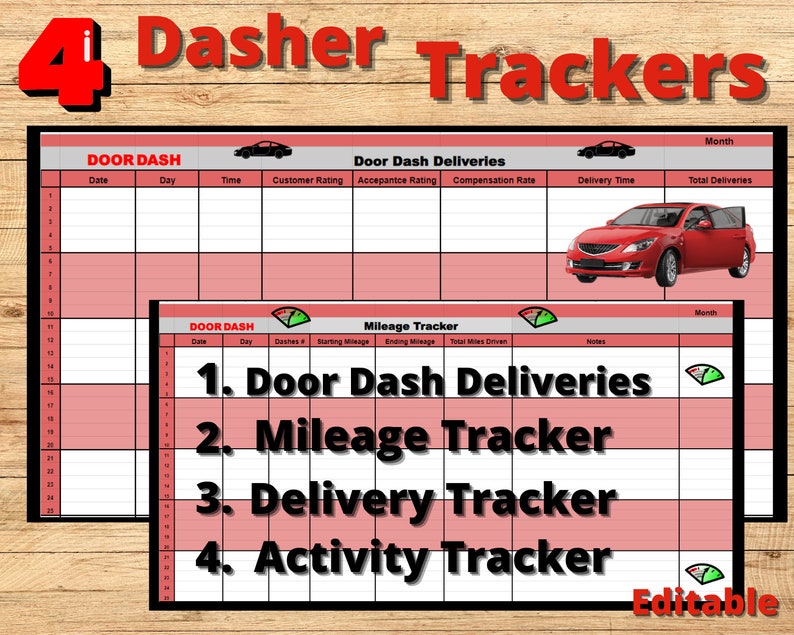 Doordash Dasher Bundle Personalized Messages Animated GIF ID Etsy