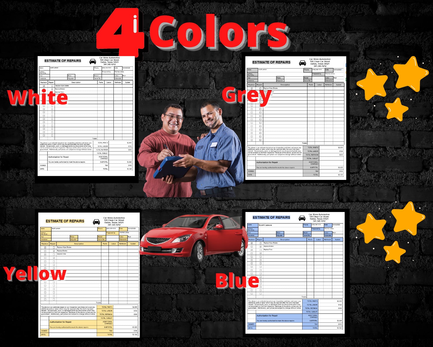 Auto Repair Estimate, Body Shop Estimate, Auto Body Estimator, Car