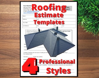 Roofing | Estimate Invoice | Proposal Installation | Contract Repair | Roofing Repair | Roof Contract